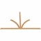 Ekena Millwork Richland Timber Gable Bracket, Western Red Cedar, 108"W x 68"H x 1 1/2"D x 3 1/2"F, 15/12 Pitch GBW108X68X0204RIC00SWR - alternate 4
